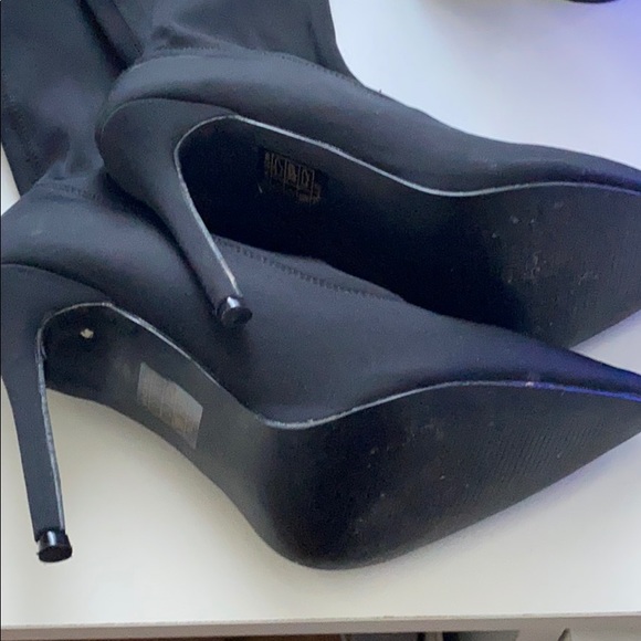 Cute trendy Sock heel booties - fashion Nova - Picture 4 of 6